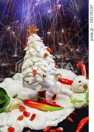 雪だるま スノーマン ゆきだるま 58576197