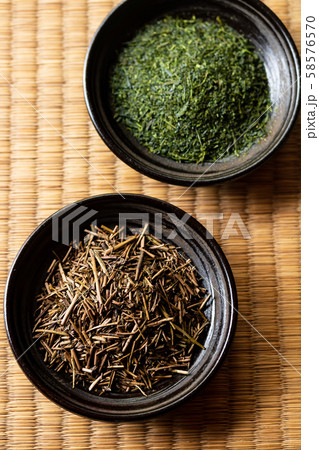 茶葉・深蒸し煎茶と棒焙じ茶 58576570