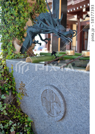 水戸東照宮の手水鉢 水戸東照宮の手水鉢 58577393