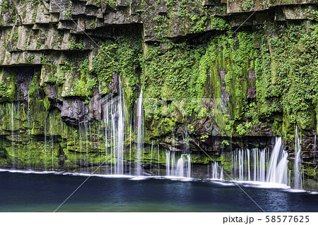 鹿児島の絶景 美しすぎる雄川の滝 58577625