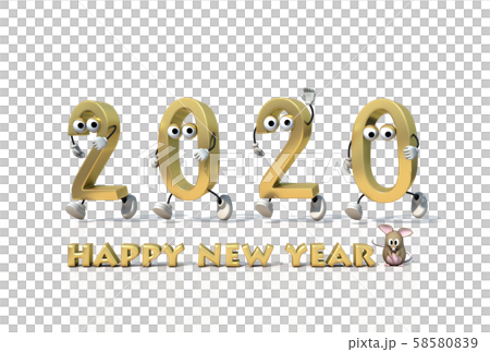 新年賀卡材料2020_6奧林匹克年 新年賀卡材料2020_6奧林匹克年 58580839