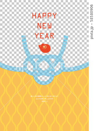 Child Year-New Year Card Template-Mu1 58580906