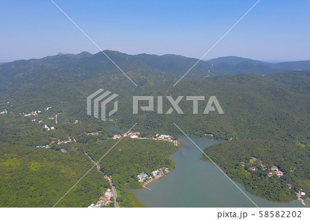 top view of Kau Sai Chau Public Golf Course 58582202