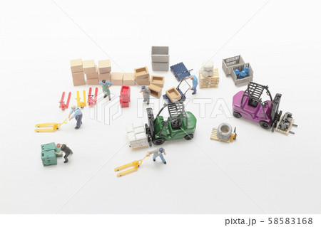 mini Of Figure Worker, Construction And Logistics 58583168