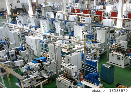 Production shop with special equipment Production shop with special equipment 58583679