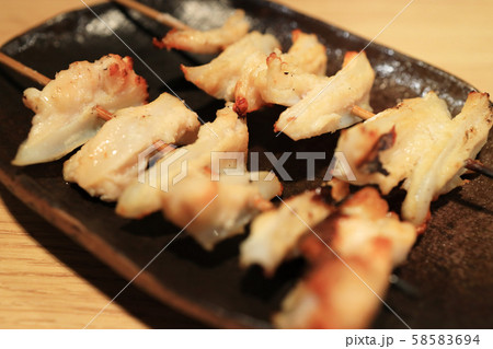 おいしい焼き鳥、ナンコツ 58583694