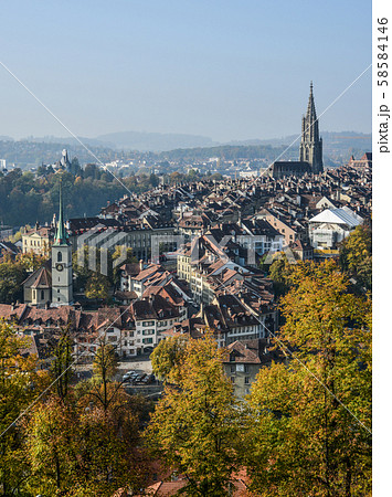 Aerial view of Bern, Switzerland Aerial view of Bern, Switzerland 58584146