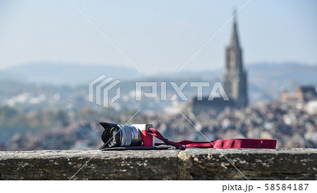 Fujifilm mirrorless camera on the sky deck 58584187