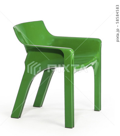 green plastic arm chair 58584583