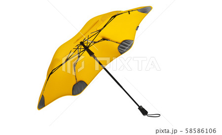 Umbrella parasol open modern yellow 58586106