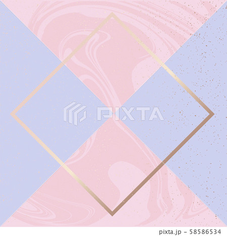 templates Frame square fluide art Gold Fashion templates Frame square fluide art Gold Fashion 58586534