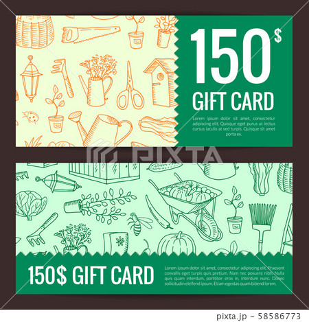 Vector gardening doodle icons discount 58586773