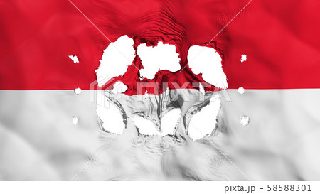 Holes in Monaco flag 58588301