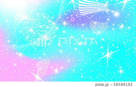 Fairy background. Unicorn pattern. 58589192