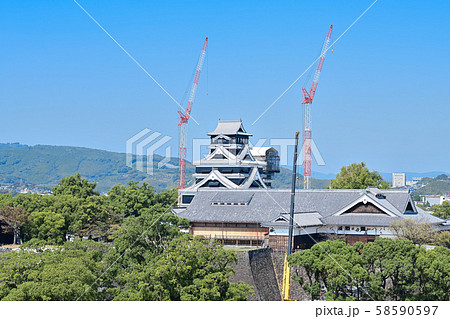 熊本城 復旧工事 熊本城 復旧工事 58590597