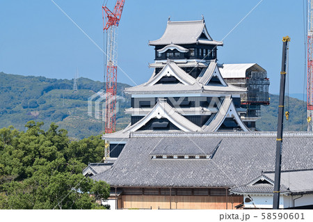 熊本城 復旧工事 熊本城 復旧工事 58590601