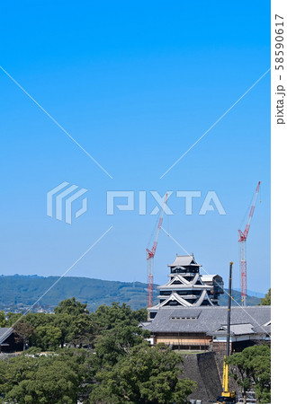 熊本城　復旧工事 58590617