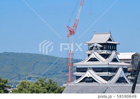 熊本城　復旧工事 58590649
