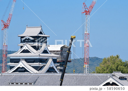 熊本城 復旧工事 熊本城 復旧工事 58590650