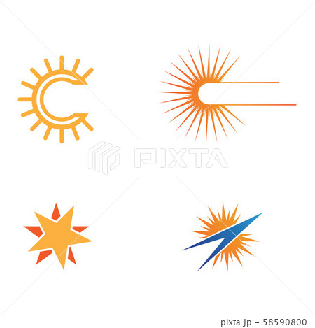 Sun Vector illustration Icon 58590800