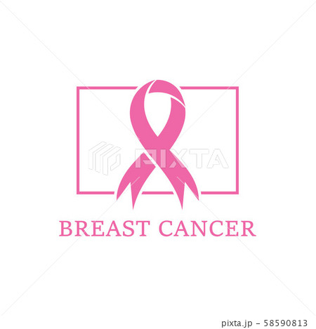 Breast cancer awareness ribbon Breast cancer awareness ribbon 58590813