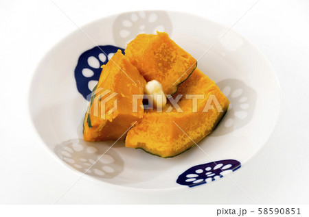 蒸かしカボチャのバター添え 58590851
