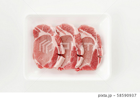 ポークステーキ肉（ロース） 58590937