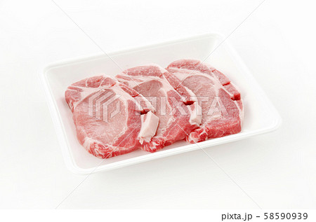 ポークステーキ肉（ロース） 58590939