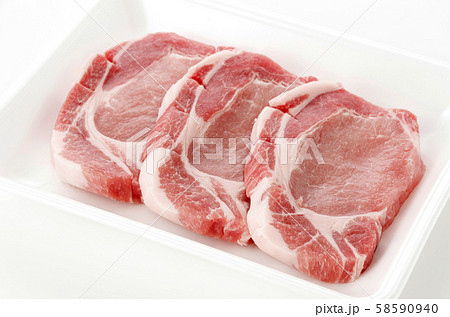 ポークステーキ肉（ロース） 58590940