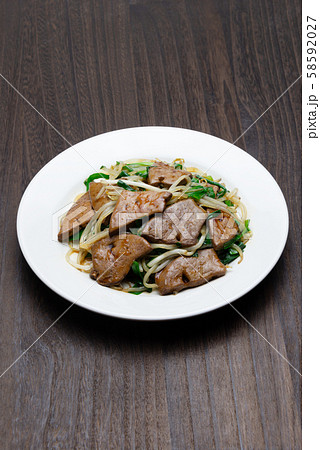 レバニラ炒め 58592027