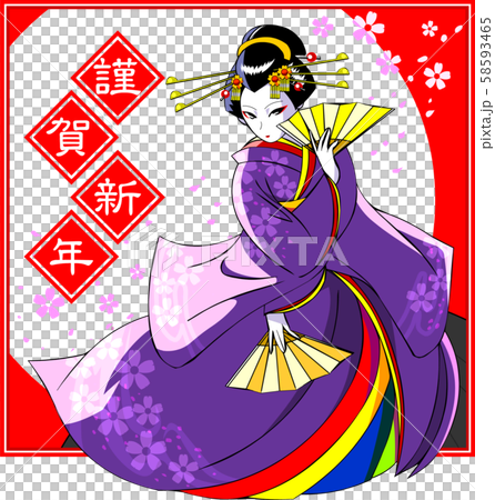 扇の舞 58593465