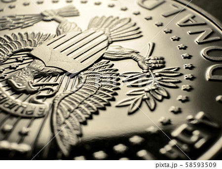 Coin close up Coin close up 58593509