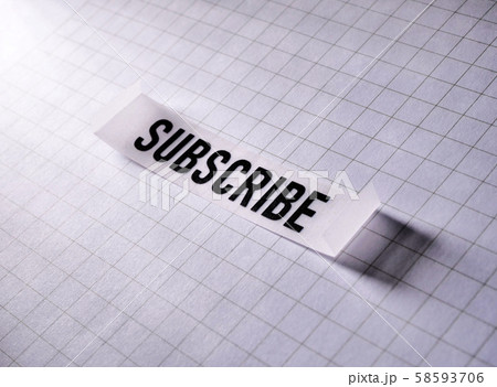 Subscribe Tag Close up Subscribe Tag Close up 58593706