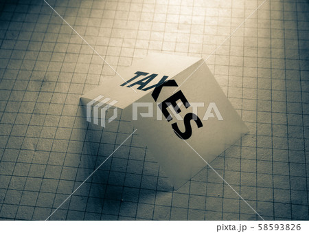Tax Word Tag Tax Word Tag 58593826