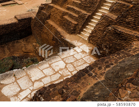 Sigiriya ancient rock in Sri Lanka 58593870