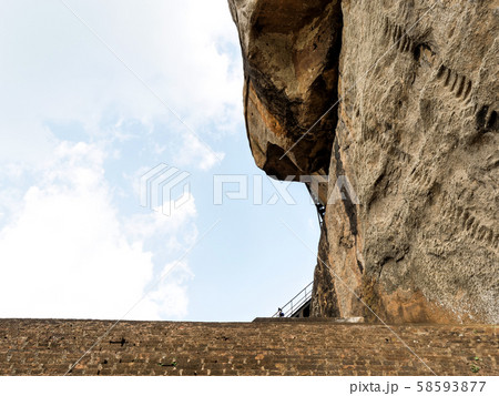 Sigiriya ancient rock in Sri Lanka 58593877