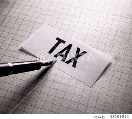 Tax Word Tag Tax Word Tag 58593910