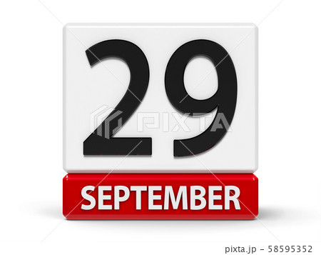 Cubes calendar 29th September 58595352