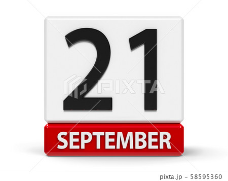 Cubes calendar 21st September 58595360