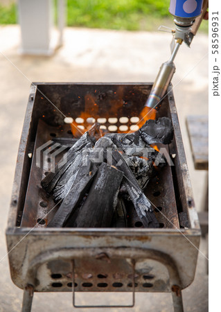 BBQ 　火起こし　ガスバーナー 58596931