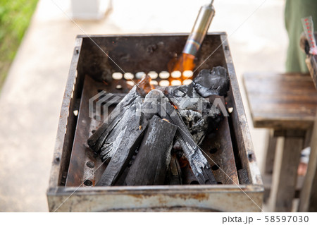 BBQ 火起こし ガスバーナー BBQ 火起こし ガスバーナー 58597030