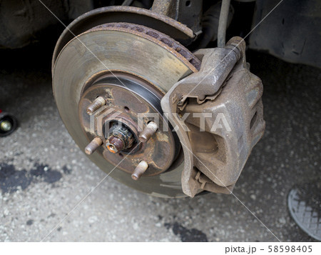 ブレーキローター 車の整備 ブレーキローター 車の整備 58598405