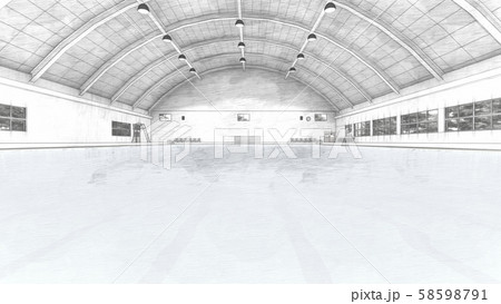 水球 プール CG 試合 イラスト45 水球 プール CG 試合 イラスト45 58598791