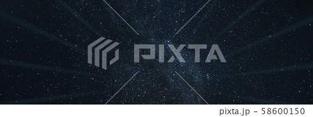 Black star hole with rays on a starry space 58600150