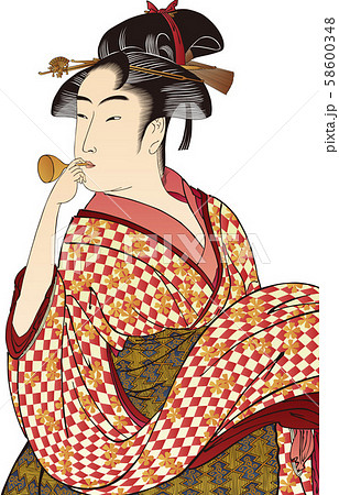 ビードロを吹く娘 ビードロを吹く娘 58600348