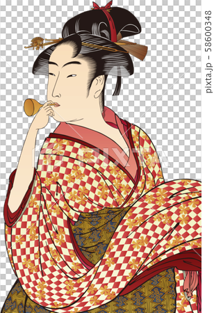 ビードロを吹く娘 ビードロを吹く娘 58600348