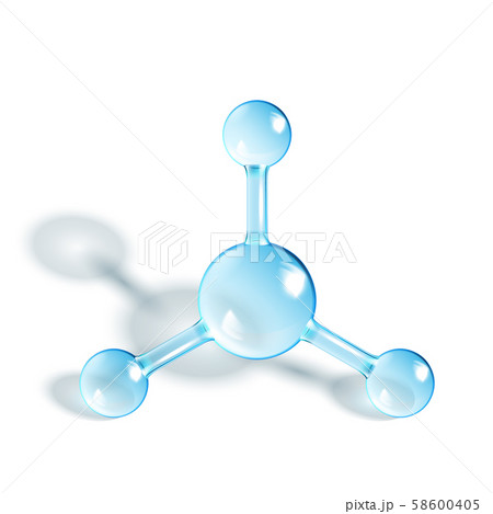 Chemical Ammonia Molecule Glossy Model Vector Chemical Ammonia Molecule Glossy Model Vector 58600405