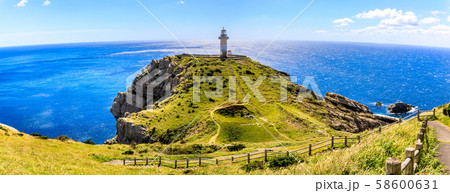 大瀬崎灯台　パノラマ　【長崎県五島市】 58600631