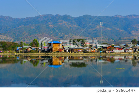 Landscape of Inle Lake, Myanmar Landscape of Inle Lake, Myanmar 58601447