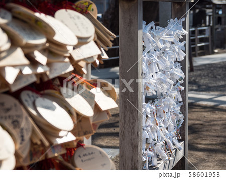 おみくじ結び所(千葉県浦安市豐受神社) 58601953